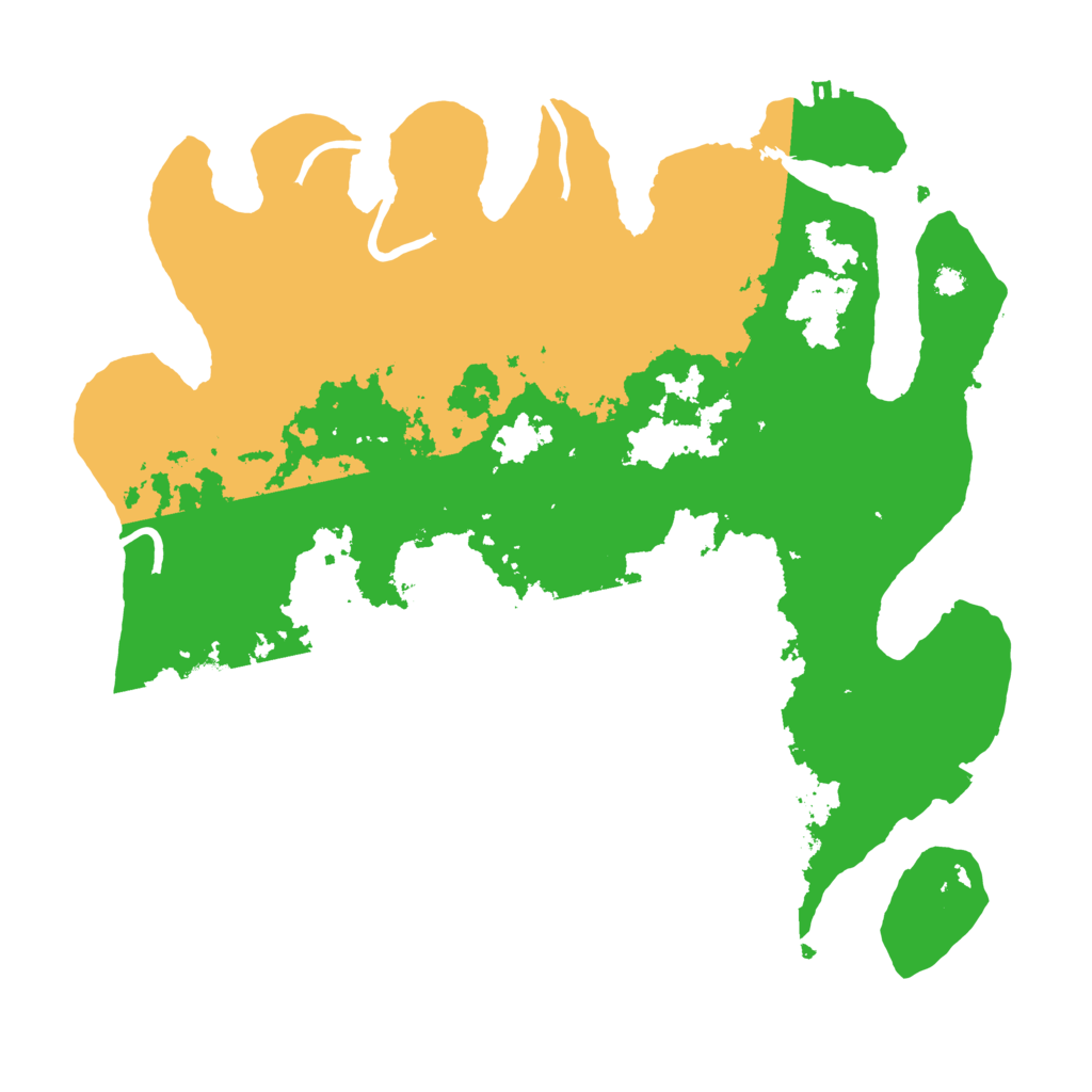 Biome Rust Map: Procedural Map, Size: 3500, Seed: 8568595
