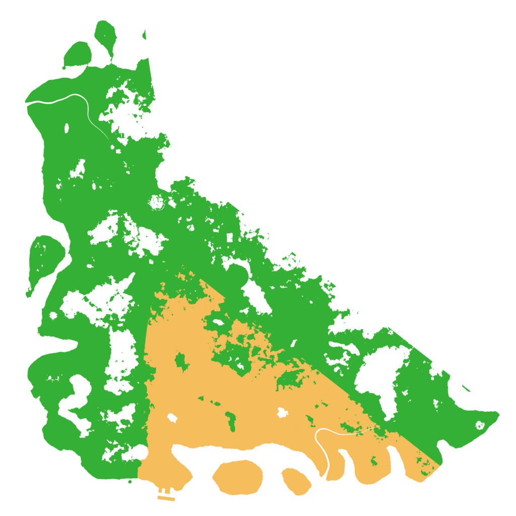 Biome Rust Map: Procedural Map, Size: 6000, Seed: 1011114070