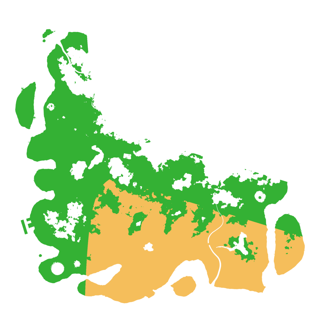 Biome Rust Map: Procedural Map, Size: 4400, Seed: 13326754