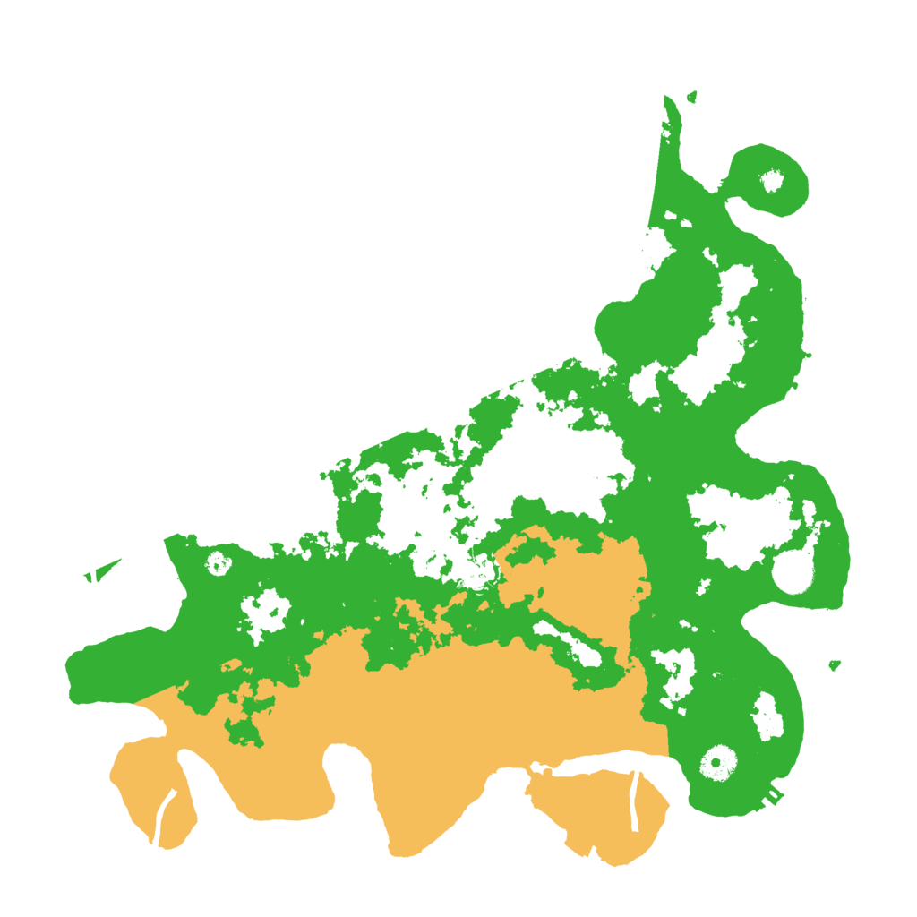 Biome Rust Map: Procedural Map, Size: 3900, Seed: 12682977