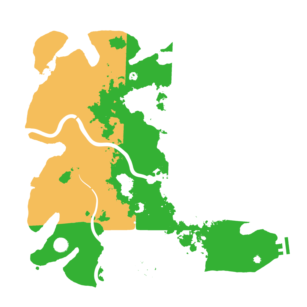 Biome Rust Map: Procedural Map, Size: 3650, Seed: 73356329