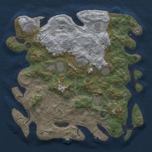 Thumbnail Rust Map: Procedural Map, Size: 4250, Seed: 775, 19 Monuments