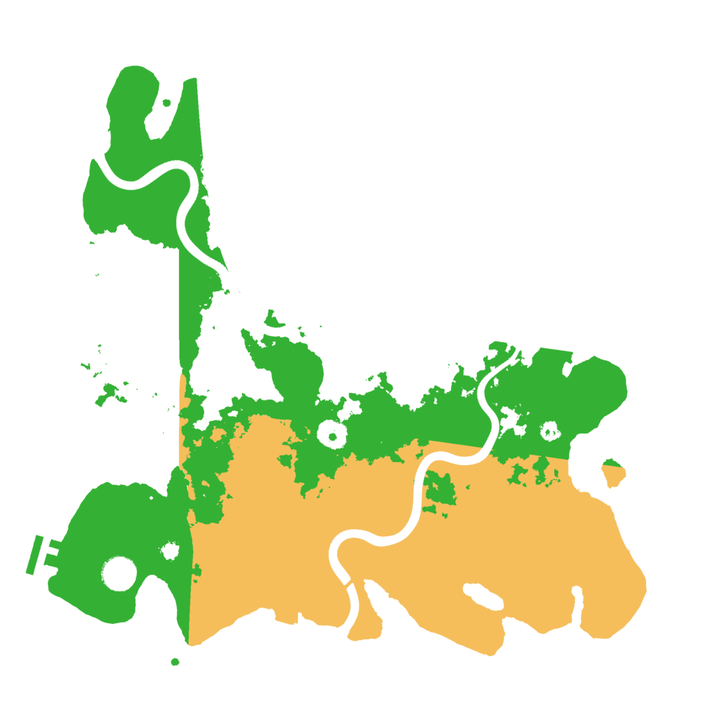 Biome Rust Map: Procedural Map, Size: 3650, Seed: 27564374