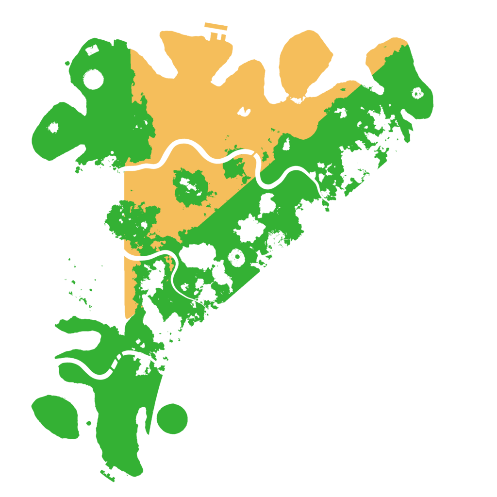 Biome Rust Map: Procedural Map, Size: 4400, Seed: 72567645