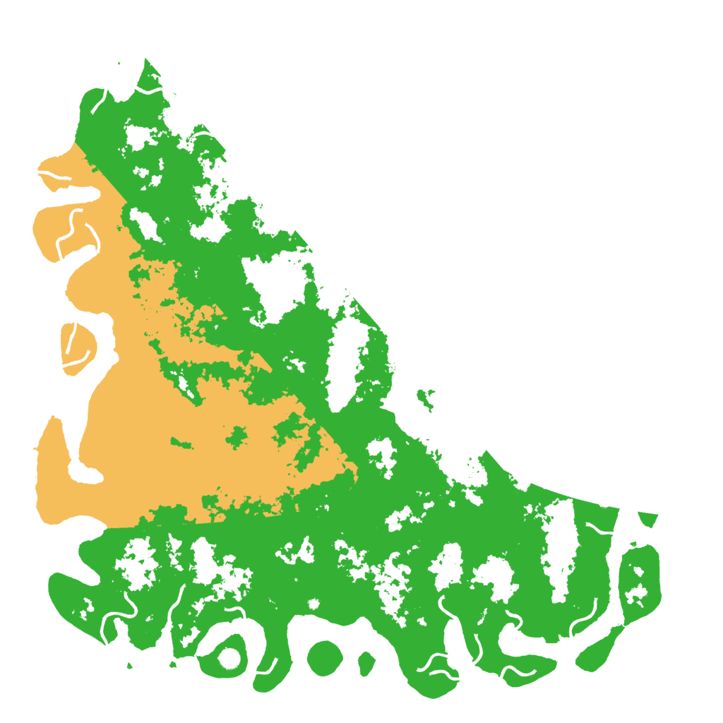 Biome Rust Map: Procedural Map, Size: 6000, Seed: 5552846