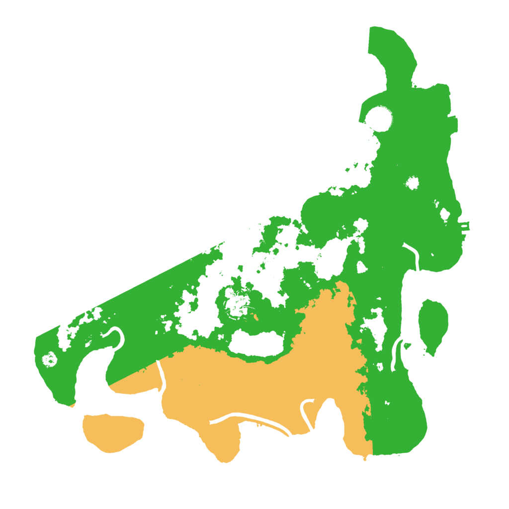 Biome Rust Map: Procedural Map, Size: 3550, Seed: 12101473