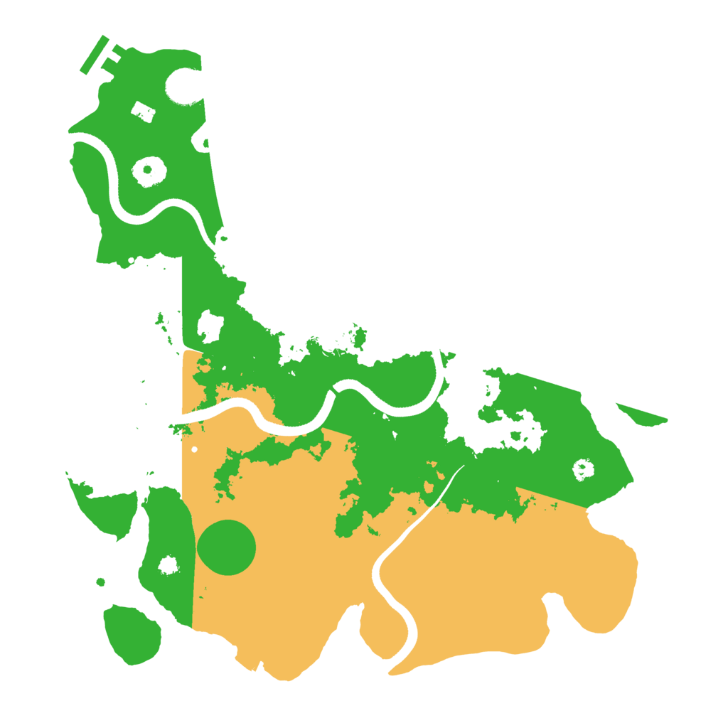 Biome Rust Map: Procedural Map, Size: 3450, Seed: 20346510