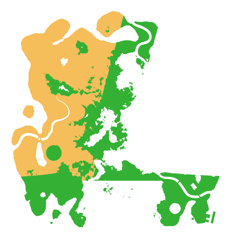 Biome Rust Map: Procedural Map, Size: 4100, Seed: 60302229