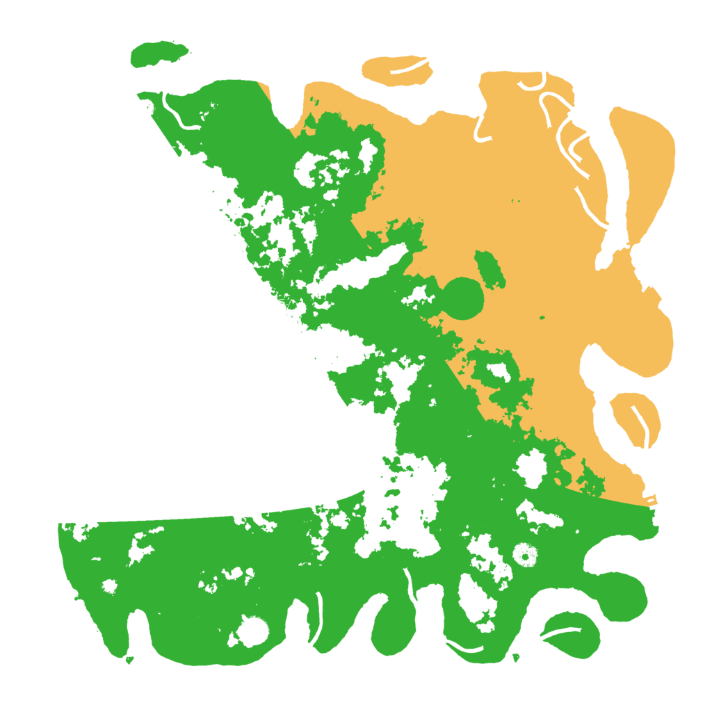 Biome Rust Map: Procedural Map, Size: 4400, Seed: 30591252