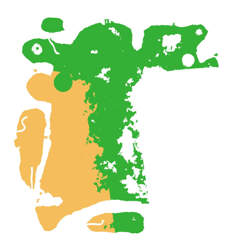 Biome Rust Map: Procedural Map, Size: 3550, Seed: 46840391