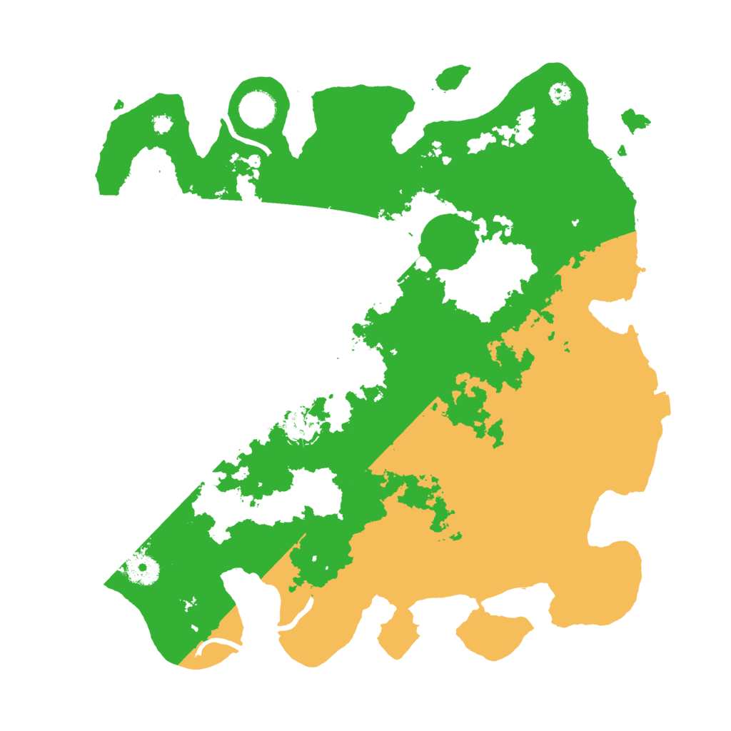 Biome Rust Map: Procedural Map, Size: 3500, Seed: 974465