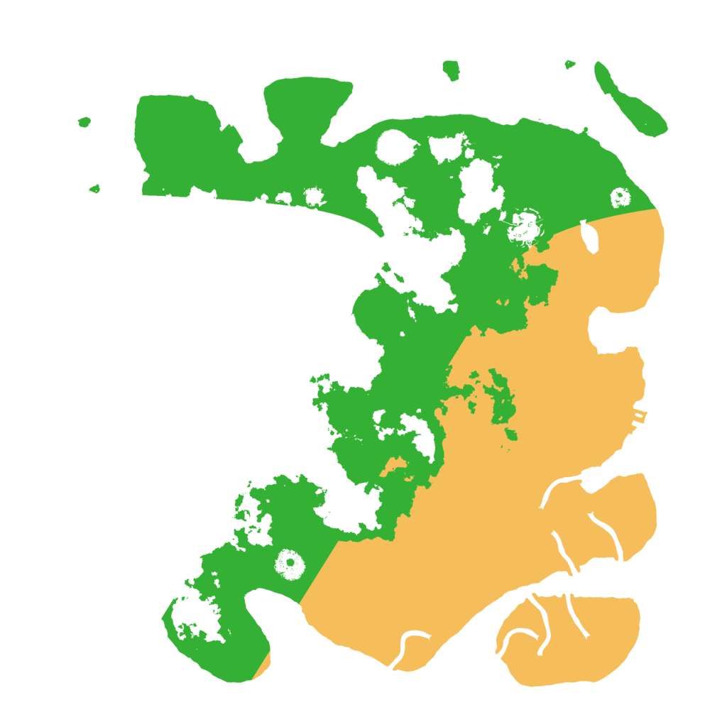 Biome Rust Map: Procedural Map, Size: 3700, Seed: 56405606