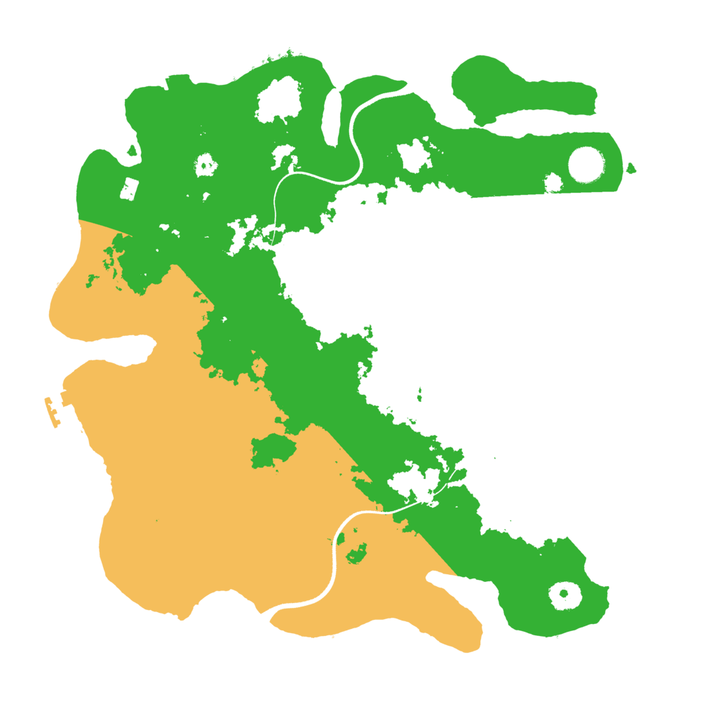 Biome Rust Map: Procedural Map, Size: 3500, Seed: 1669474864