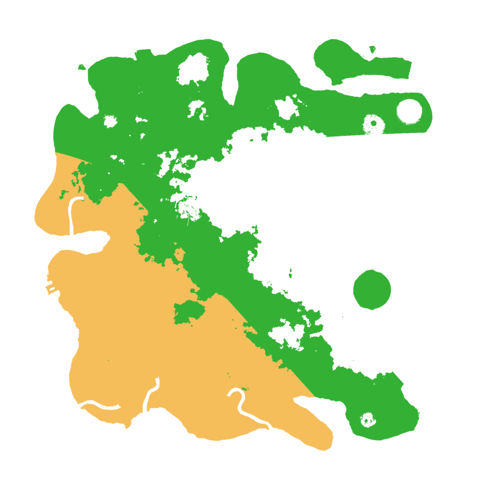 Biome Rust Map: Procedural Map, Size: 3500, Seed: 1669474864