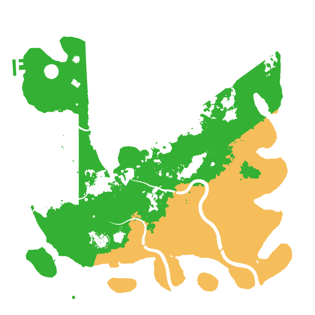 Biome Rust Map: Procedural Map, Size: 3900, Seed: 73229556