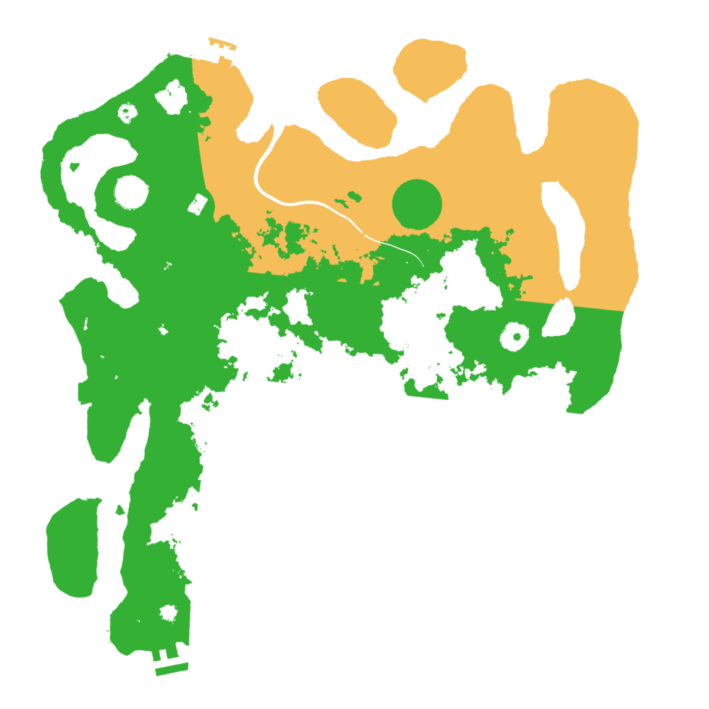 Biome Rust Map: Procedural Map, Size: 3750, Seed: 230803006