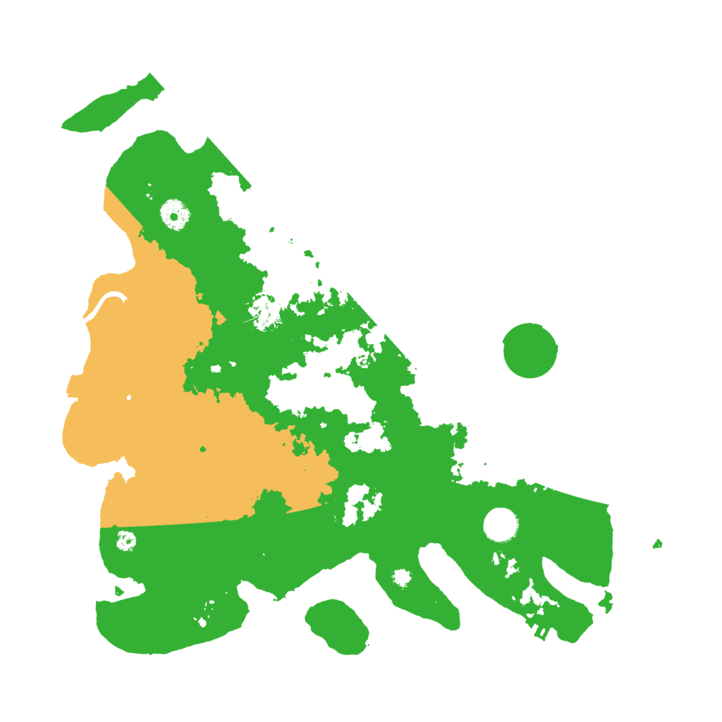 Biome Rust Map: Procedural Map, Size: 3700, Seed: 5000