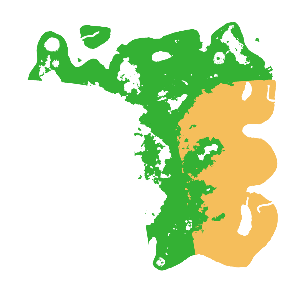 Biome Rust Map: Procedural Map, Size: 3700, Seed: 881159837