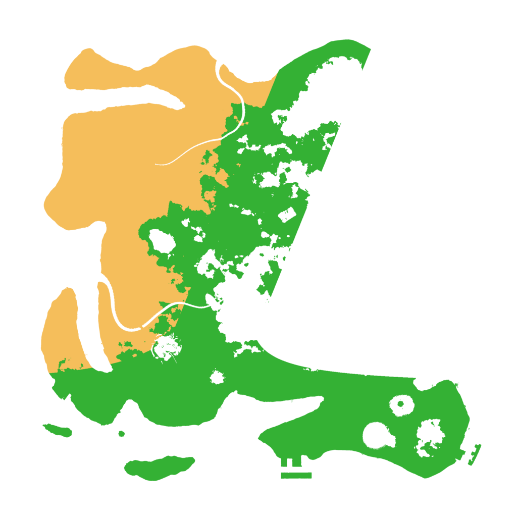 Biome Rust Map: Procedural Map, Size: 3400, Seed: 66256958