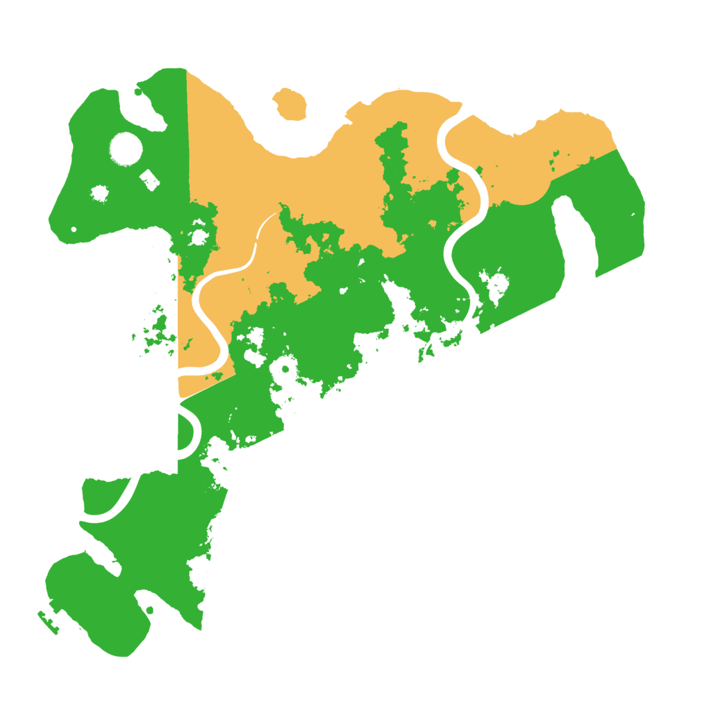 Biome Rust Map: Procedural Map, Size: 3800, Seed: 58474514