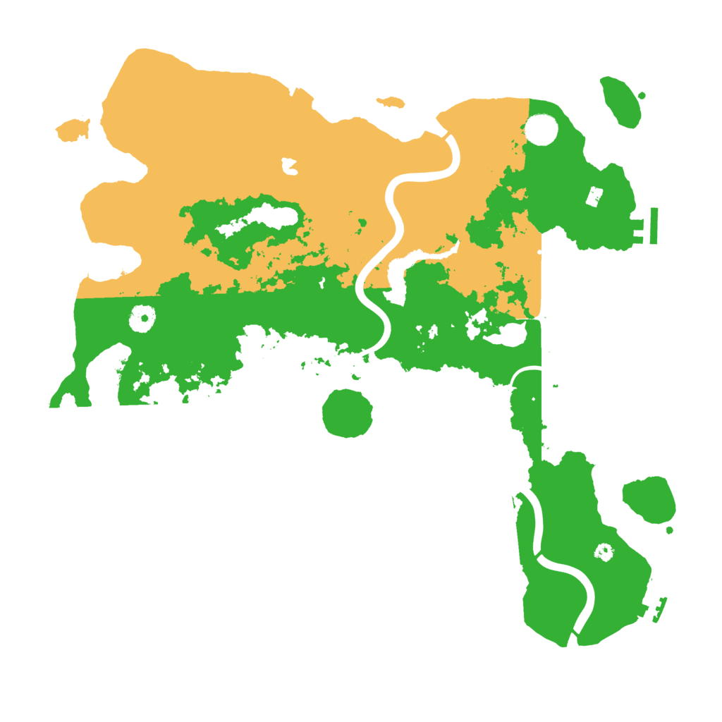 Biome Rust Map: Procedural Map, Size: 4000, Seed: 27501262
