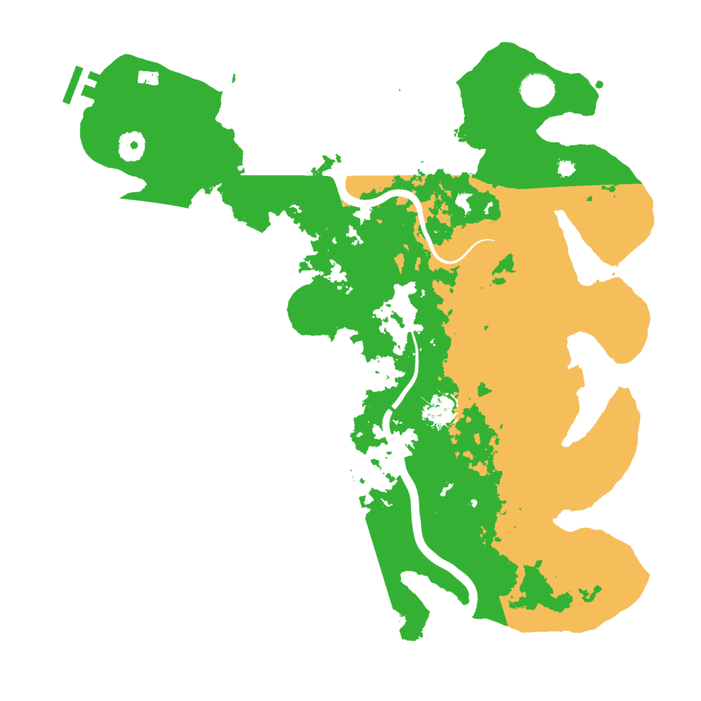 Biome Rust Map: Procedural Map, Size: 3650, Seed: 81559270