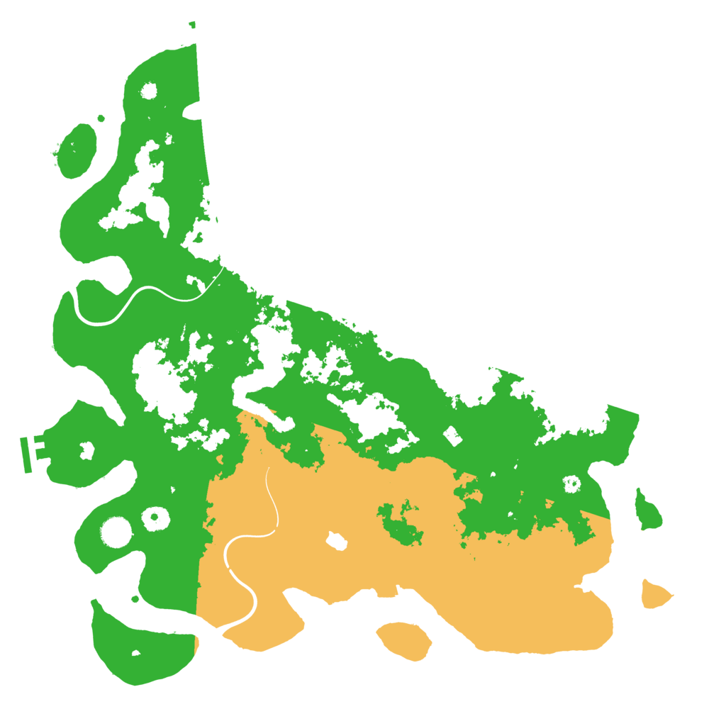 Biome Rust Map: Procedural Map, Size: 4100, Seed: 47935829