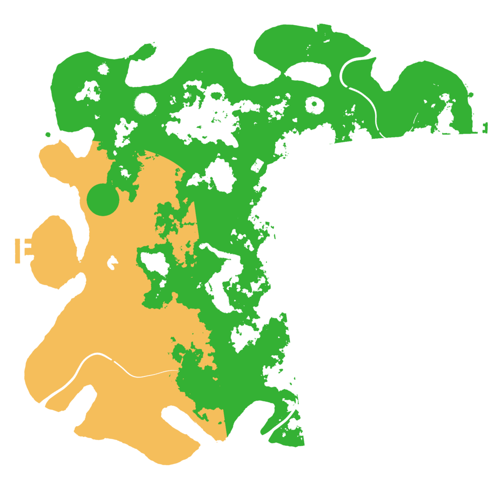 Biome Rust Map: Procedural Map, Size: 4100, Seed: 31575724