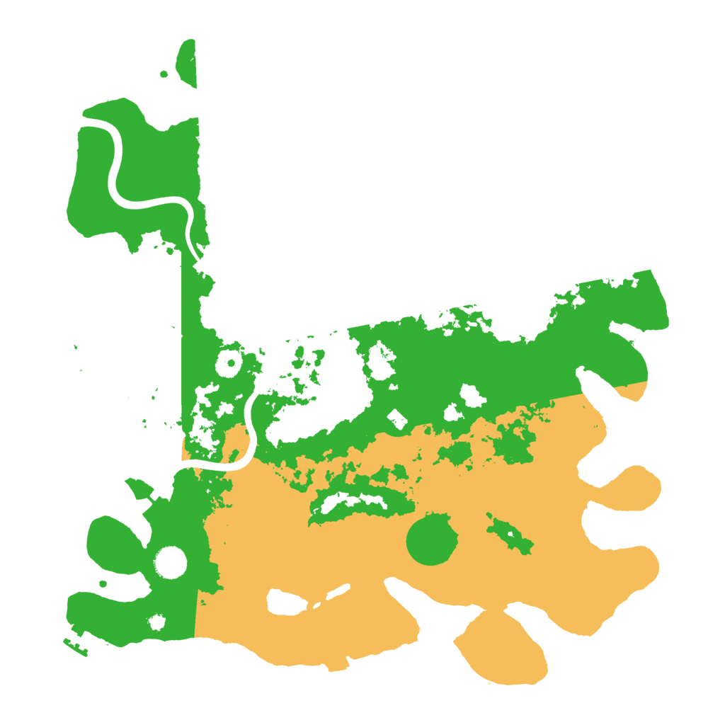 Biome Rust Map: Procedural Map, Size: 3950, Seed: 21114513