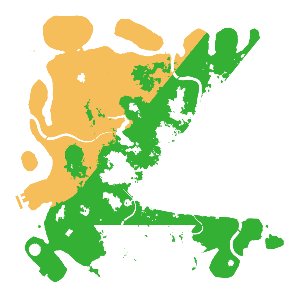 Biome Rust Map: Procedural Map, Size: 4400, Seed: 45000