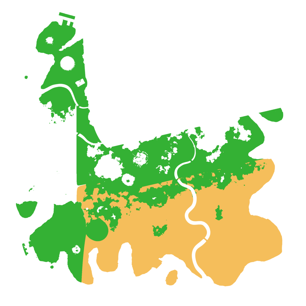 Biome Rust Map: Procedural Map, Size: 3800, Seed: 99149095