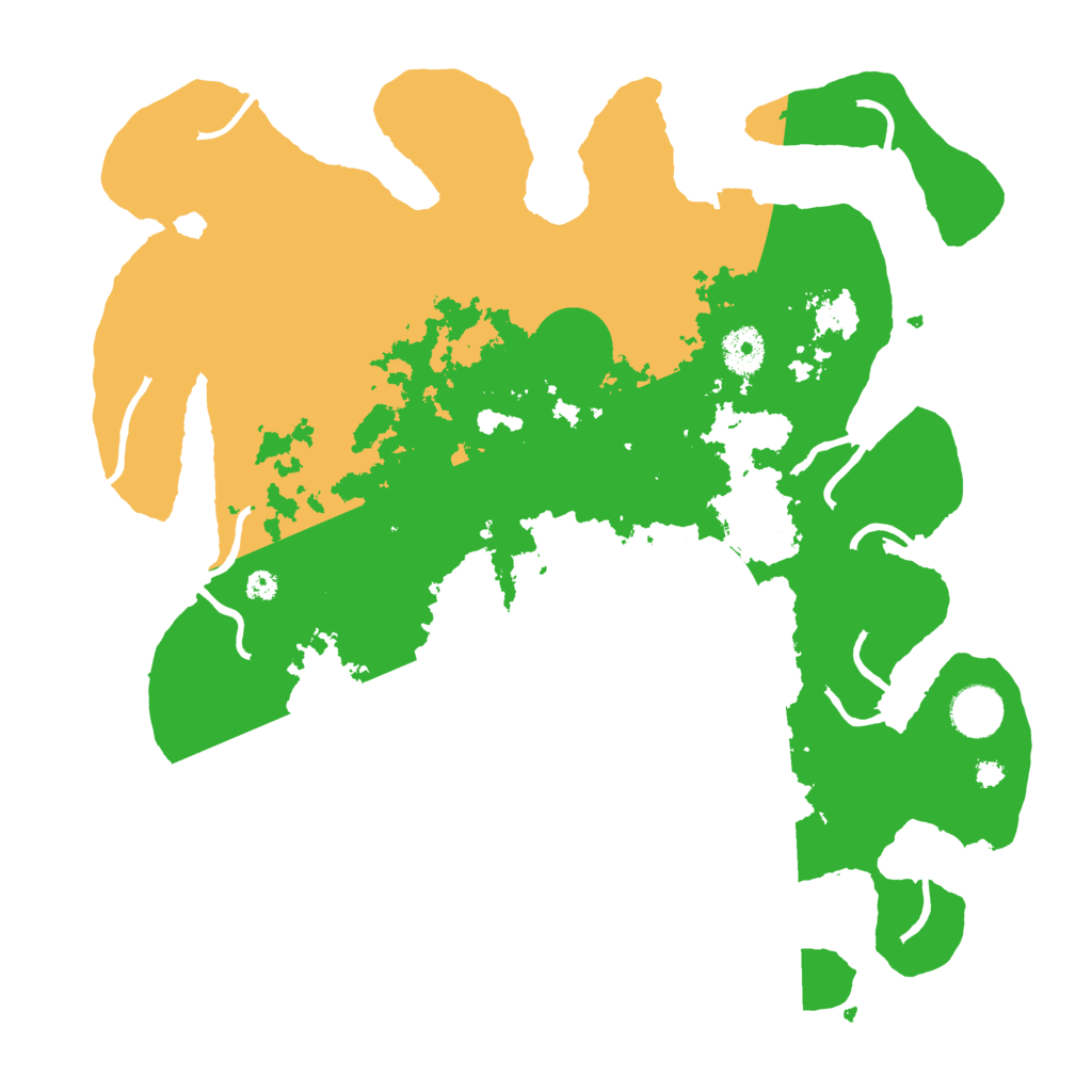 Biome Rust Map: Procedural Map, Size: 3650, Seed: 256787