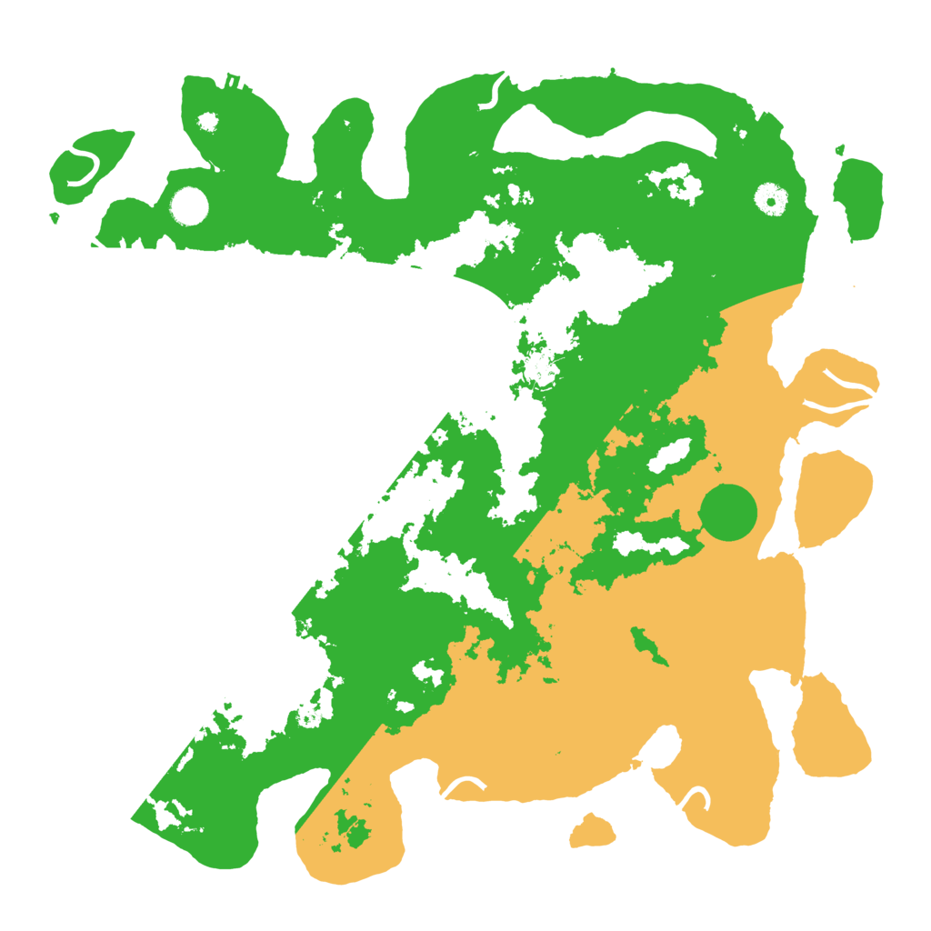 Biome Rust Map: Procedural Map, Size: 4300, Seed: 84442673