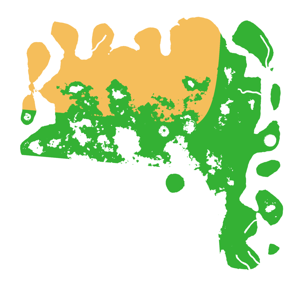 Biome Rust Map: Procedural Map, Size: 4400, Seed: 99258216