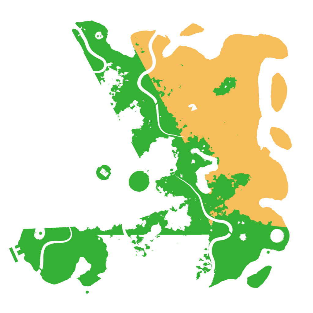 Biome Rust Map: Procedural Map, Size: 4100, Seed: 20835756
