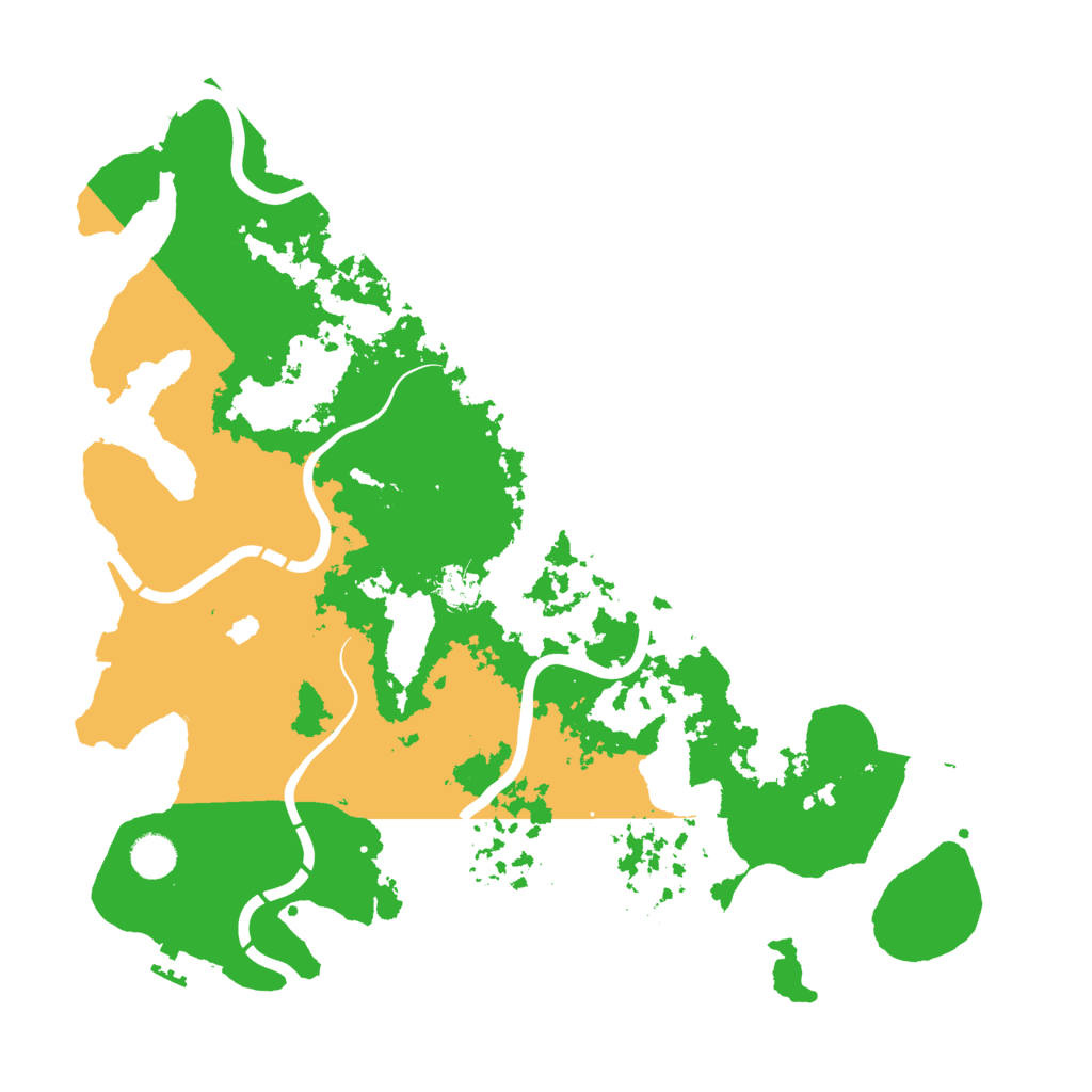 Biome Rust Map: Procedural Map, Size: 4250, Seed: 76544331
