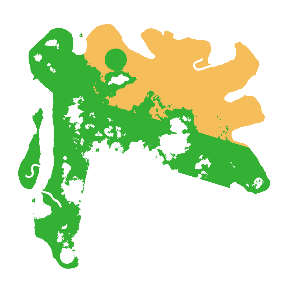 Biome Rust Map: Procedural Map, Size: 3550, Seed: 82754579