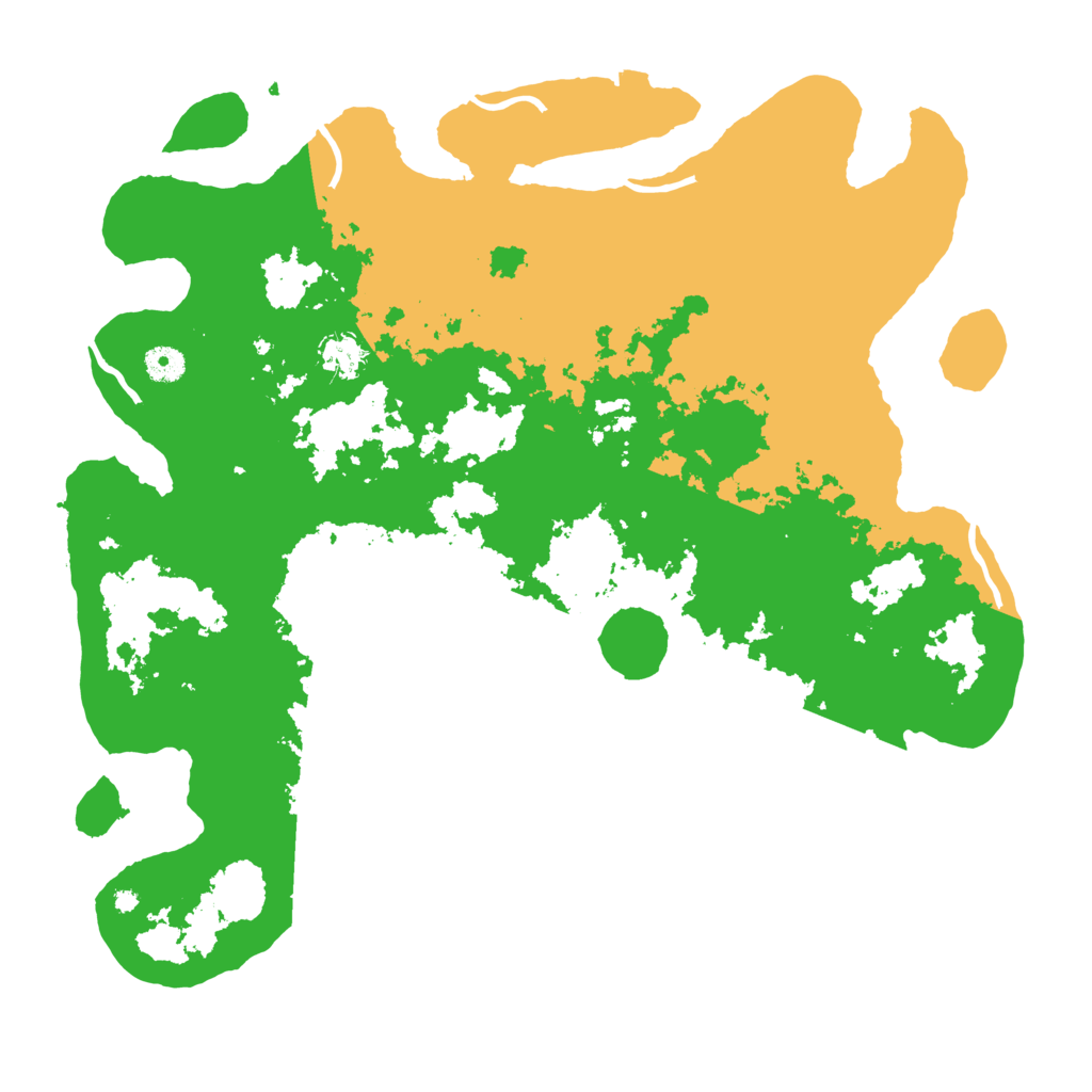 Biome Rust Map: Procedural Map, Size: 4300, Seed: 41478160