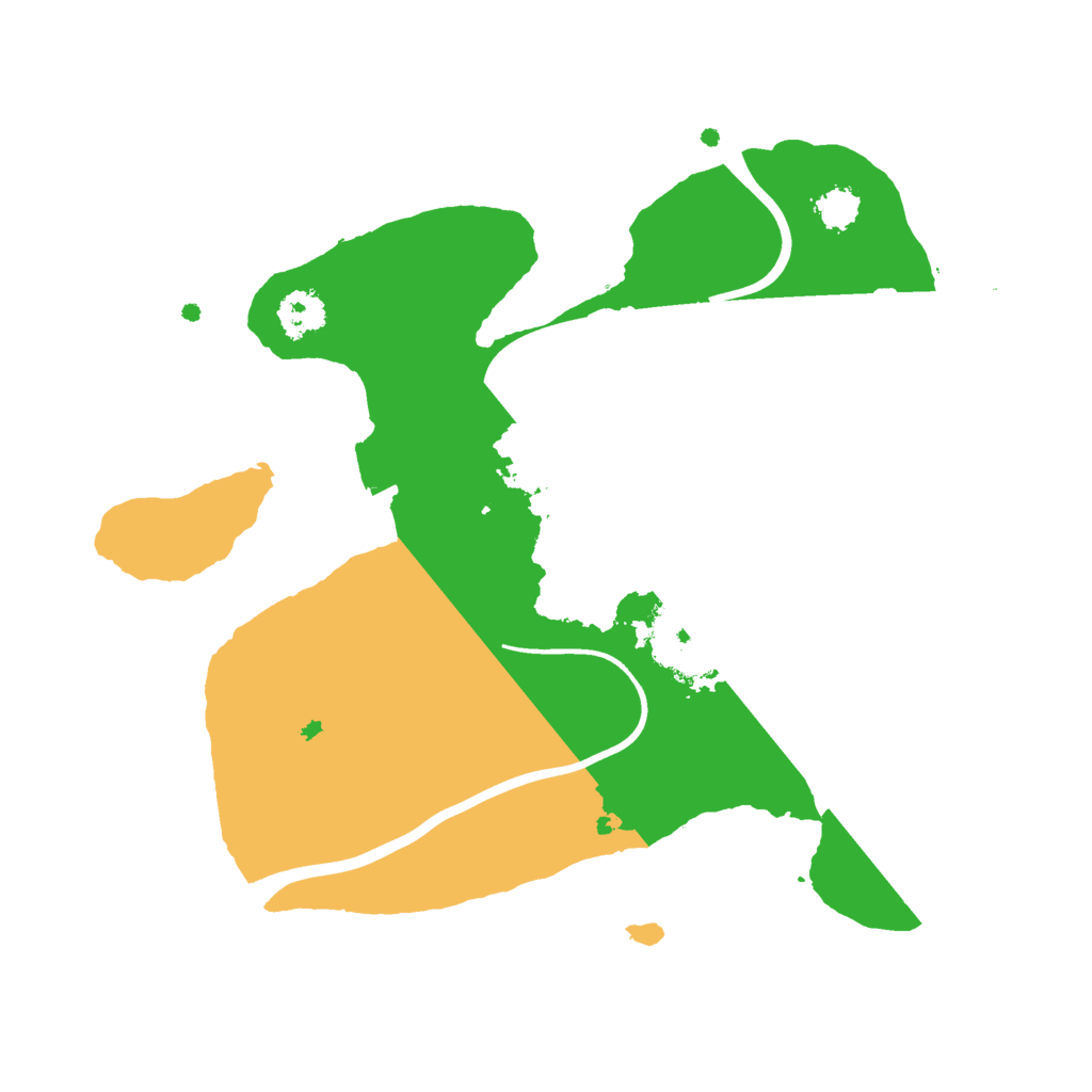 Biome Rust Map: Procedural Map, Size: 2350, Seed: 1337