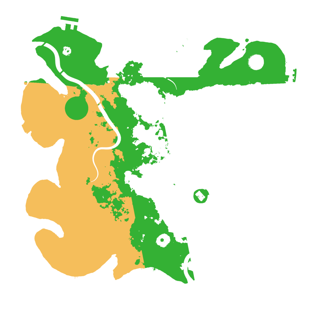 Biome Rust Map: Procedural Map, Size: 3500, Seed: 997620274