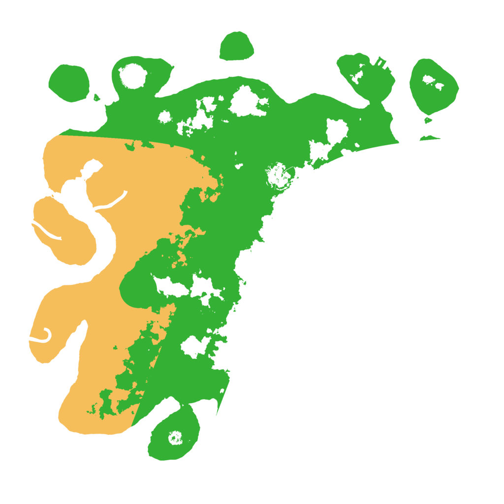 Biome Rust Map: Procedural Map, Size: 3600, Seed: 96237704