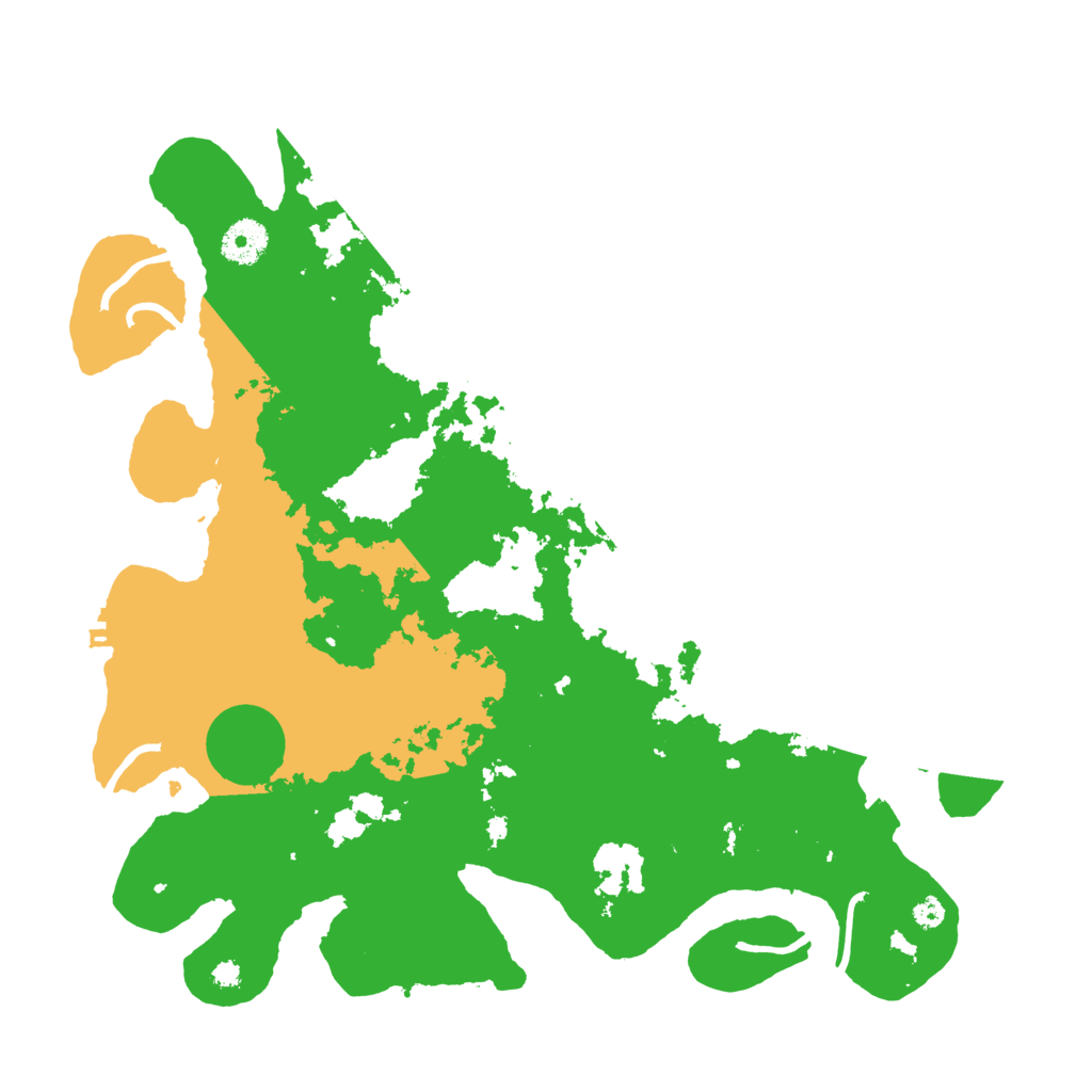 Biome Rust Map: Procedural Map, Size: 3650, Seed: 72915118