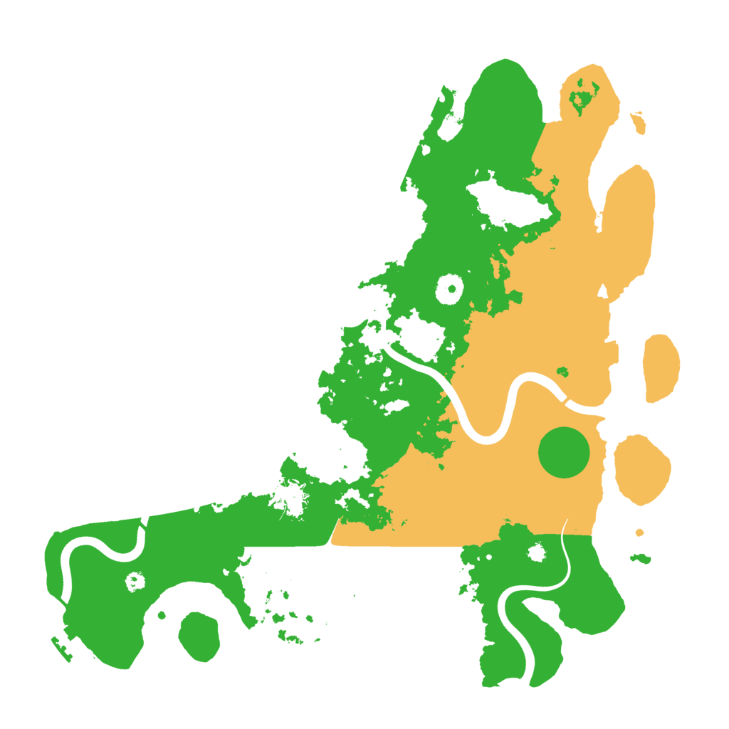 Biome Rust Map: Procedural Map, Size: 3750, Seed: 18702534