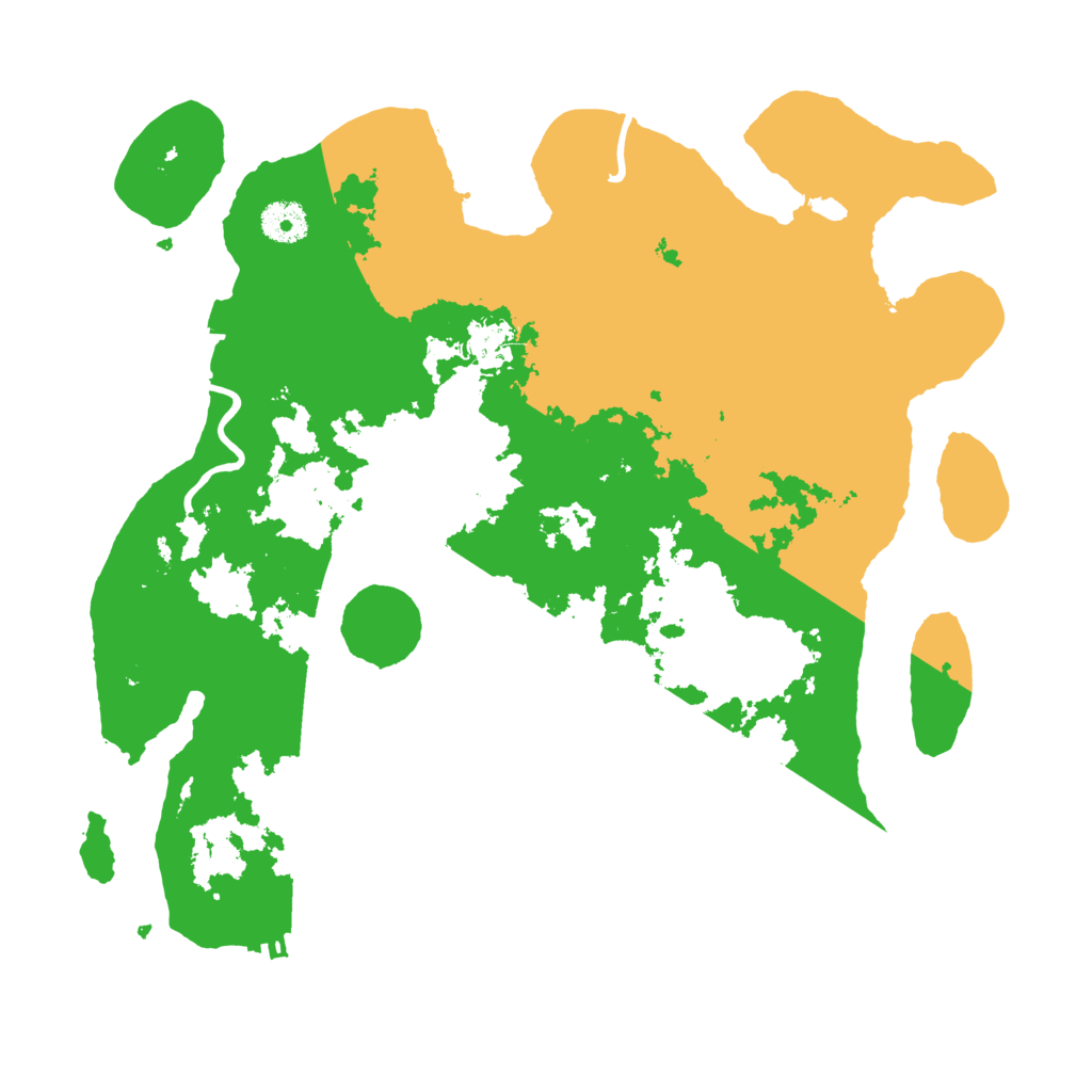 Biome Rust Map: Procedural Map, Size: 3700, Seed: 34865019