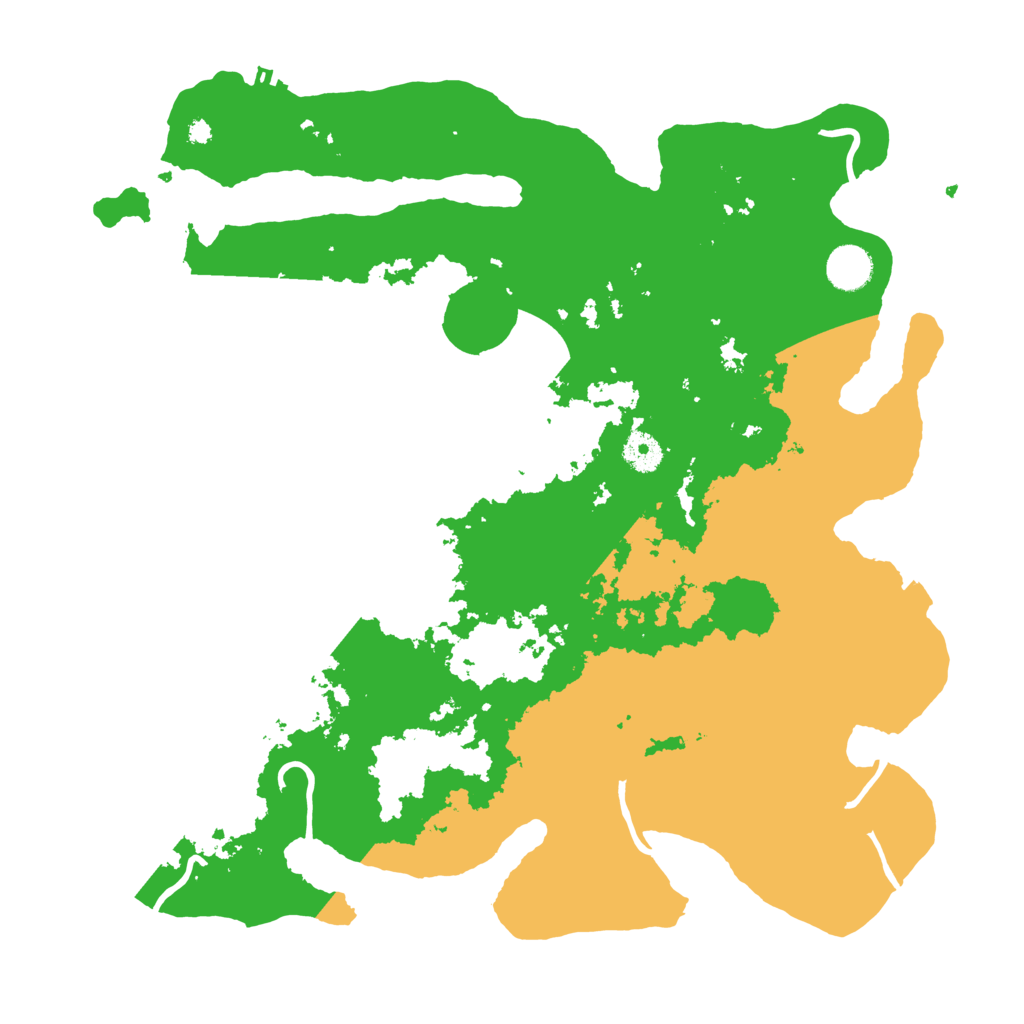 Biome Rust Map: Procedural Map, Size: 3950, Seed: 35636331