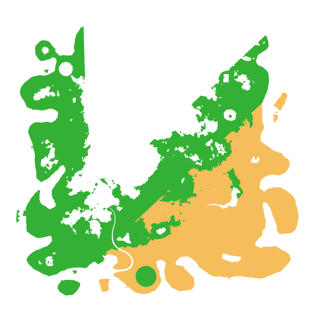 Biome Rust Map: Procedural Map, Size: 4000, Seed: 4796568