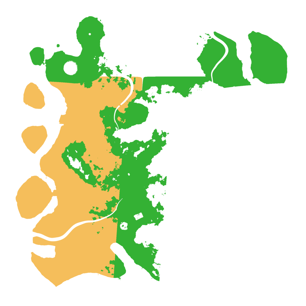 Biome Rust Map: Procedural Map, Size: 3900, Seed: 80145936