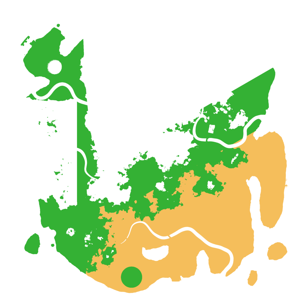 Biome Rust Map: Procedural Map, Size: 3850, Seed: 93513783