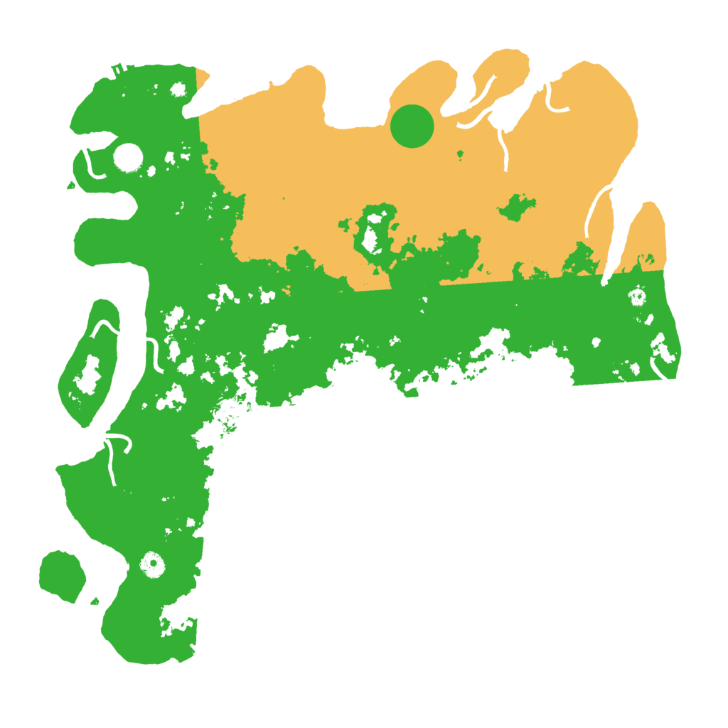 Biome Rust Map: Procedural Map, Size: 4400, Seed: 31437493