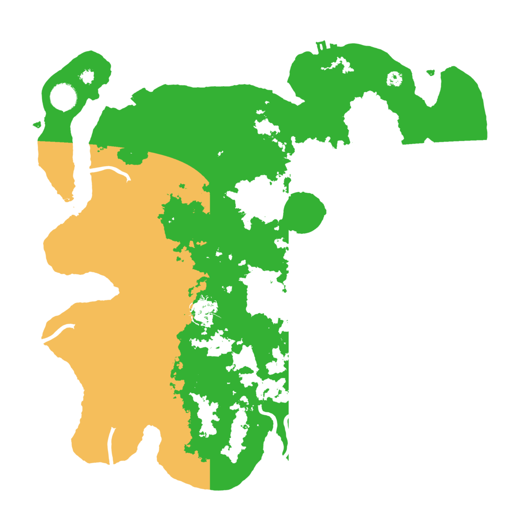 Biome Rust Map: Procedural Map, Size: 3450, Seed: 89930922